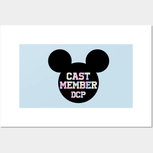 cast member DCP tie dye ears Posters and Art